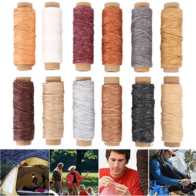 

12 Rolls Color 150D Waxed Thread Cord for Luggage Wallet Shoes Tents Carpets Saddles Canvas Coats Leather Repair