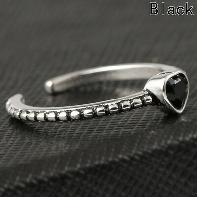 

Retro Silver Plated Ring Love Lady Fashion Personality Ring