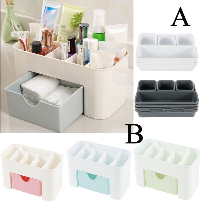 

Cosmetic Storage Box Plastic Makeup Storage Box Storage Organizer Box Drawer Make Up Brush Holder Storage Pot