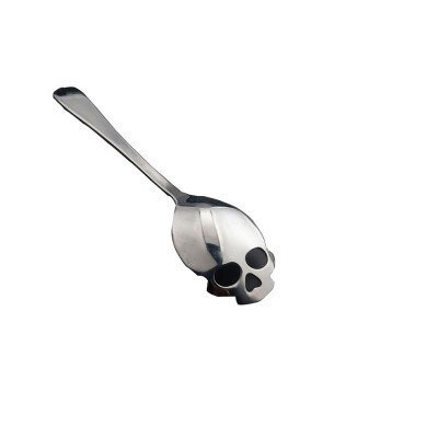 

The House 151 34 025CM Skull Shaped Spoonstainless Stainless Steel Coffee Spoon Dessert Ice Cream Sweets Teaspoon Kitchen