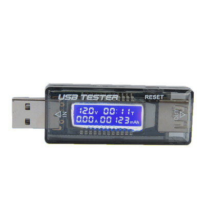 

Mobile Phone Fast Charge USB Detector USB Current Voltmeter Tester USB Digital Display Amperage Meter