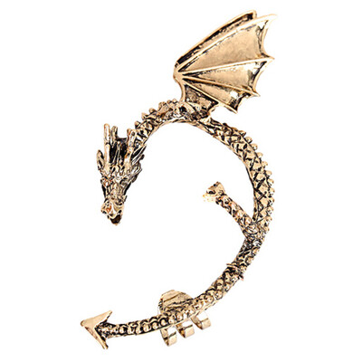 

European And American Fashion Retro Gothic Punk Dragon-shaped Earless Ear Clip