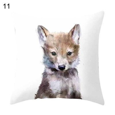 

Animal Zebra Giraffe Rabbit Pillow Case Cushion Cover Sofa Bed Car Office Decor