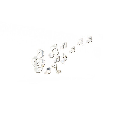 

10pcs Music Notation Mirror 3D Wall Stickers Home Decoration DIY Art Stickers
