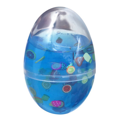 

Multi-Color Fruit DIY Crystal Mud Slime Anti-Stress Toys 446CM Egg Shell Shape Fun Toys 6 Styles j2