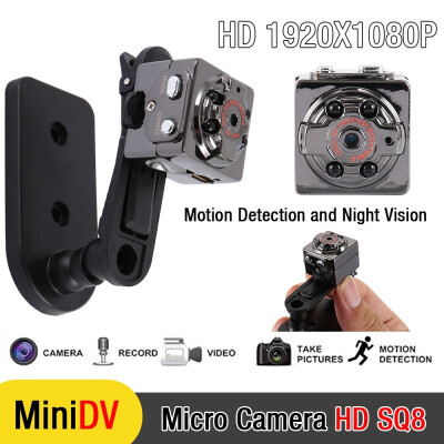 

1080P SQ8 HD Mini Digital Camera Night Vision Infrared Sports Rear View Camera DVR Infrared Security Candid Stealth Camera