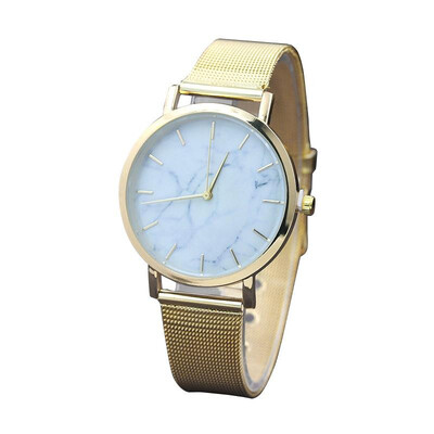 

Marble pattern ladies watch explosion models steel mesh belt watch female ultra-thin quartz female watch manufacturers wholesale G