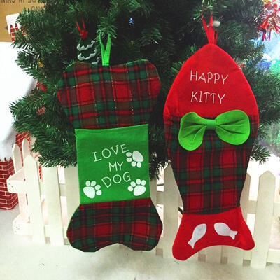 

Super cute Christmas ornaments Christmas Gift Bag Hanging Sock Christmas Decor