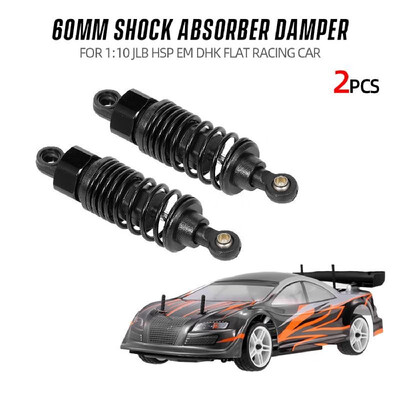 

2pcs Shock Absorber Damper 60mm RC Car Parts for 110 JLB HSP EM DHK HPI Flat Car RC Racing Car