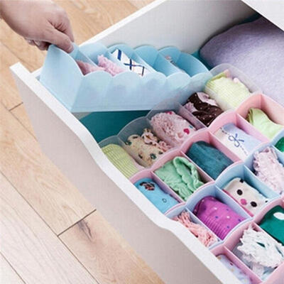 

Multi-function Storage Box Clothing Organizer Underwear Socks Bra Ties Desktop Drawer