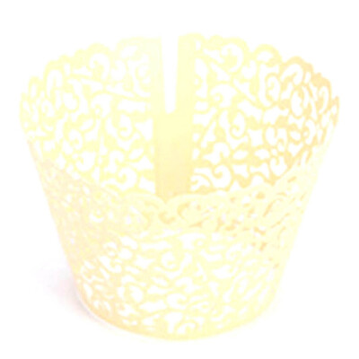 

Cupcake Wrappers Lace Case Laser Cut Party Wedding Birthday