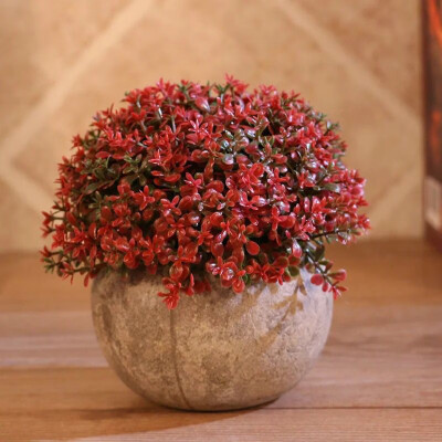 

Durable Environmentally Friendly Artificial Simulation Bonsai Flowers Tree Pot Fake Potted Plant Home Table Decoration