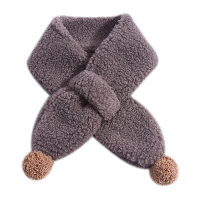

New Autumn Winter baby boy scarf Boys Girls Baby Cotton Solid Color Lambskin Warm Soft Scarf Cotton Neck Scarves