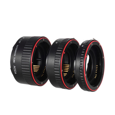 

Auto Focus AF Macro Extension Tube Adapter Ring Set Kit 21mm13mm31mm with Gold-plated Electronic Contacts Sopport TTL for EF E