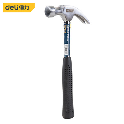 

Deli deli steel pipe handle claw hammer iron hammer multi-purpose hammer hammer iron hammer head 8oz DL5025