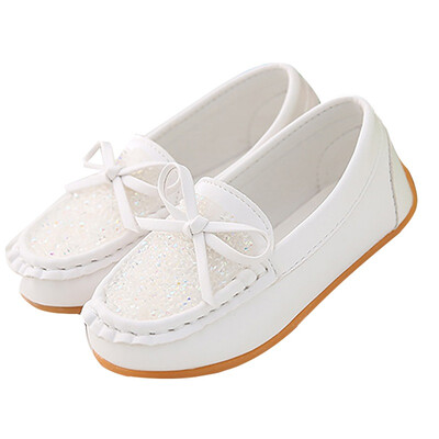 

1-10Y PU Leather Children Shoes Casual Styles Teenager Girls Shoes Soft Comfortable Loafers Slip On Kids Shoes
