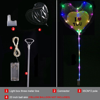 

Party Flashing Often Bright Balloons Holding Wave Ball ins Net Red Balloon Lights