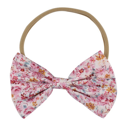 

2018 New Baby Girls Nylon Headbands Hair Bows Elastic Bands Newborn Infant Toddler Hairbands Accessories