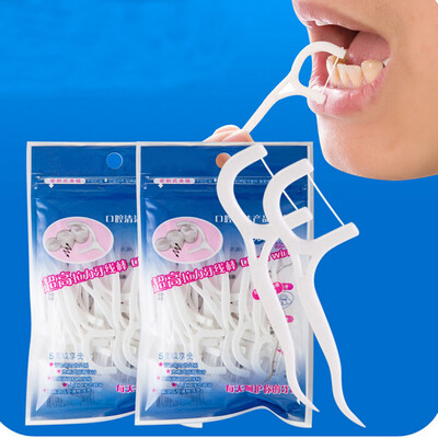 

JPGIF Healthy Dental Teeth Floss Flosser Flossing Brush Toothpick Teeth Cleaning