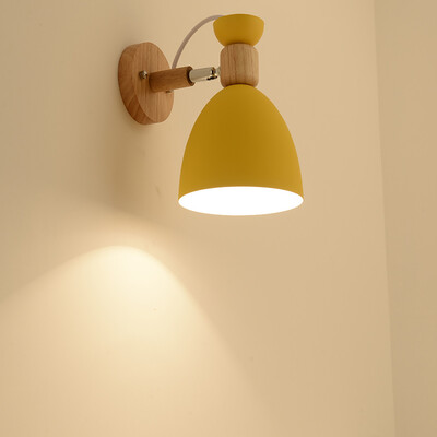

Gobestart Creative Wall Lamp Swing Head Sconce light Bedroom Lighting Bedside Reading Lamp