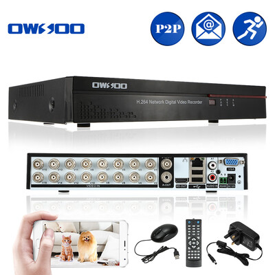 

OWSOO 16CH Full CIF H264 P2P Network DVR CCTV Security Phone Control Motion Detection Email Alarm for Surveillance Camera