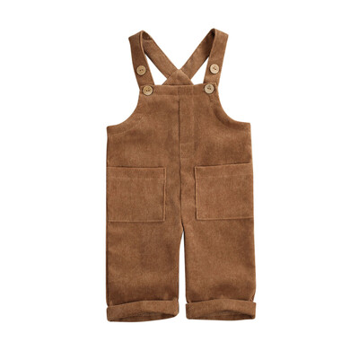 

Toddler Kid Baby Boy Girl Corduroy Romper Jumpsuit Bib Pants Overalls Clothes