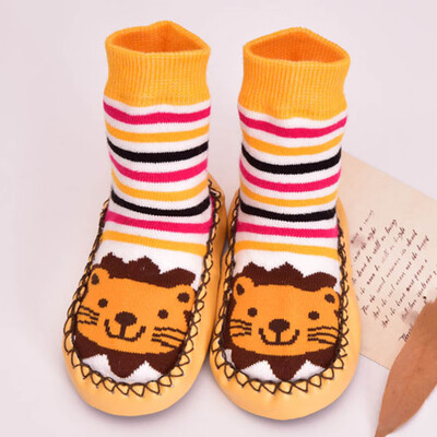 

Warm Baby Shoes Socks Children Infant Cartoon Socks Kids Indoor Floor Socks Cotton Sole Non-Slip Thick Towel Socks