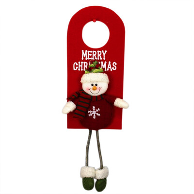 

Christmas Decoration Santa Claus Snowman Elk Door Lock Ornament Christmas Interior Decoration Pendant