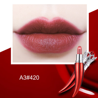 

Crown Small Pepper Lipstick Long Lasting Waterproof Non-stick Cup Matte Lipstick Cosemtic