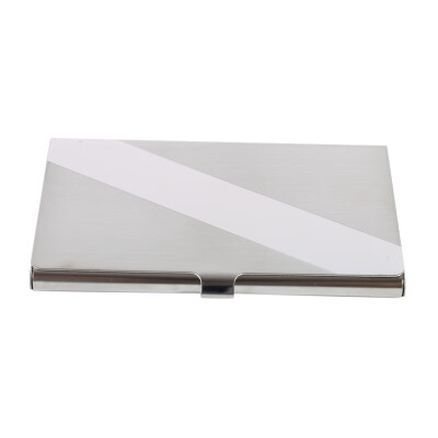 

Waterproof Business ID Credit Card Holder Case Cover Stainless Steel Silver Aluminium Metal Case Box