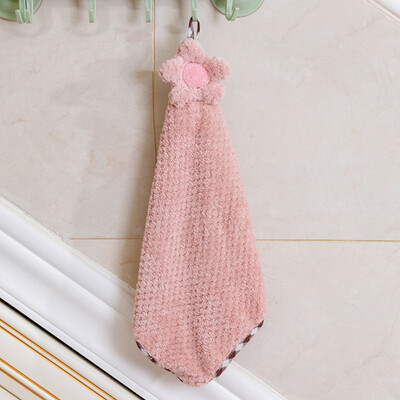 

13 Styles Household Lint-Free Towel Sunflower Hanging Water Absorbent Towel For Kitchen Bathroom
