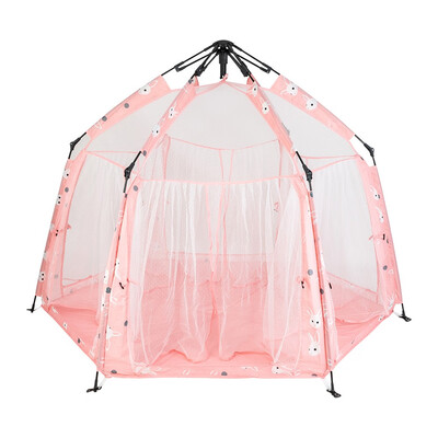 

Katxon Kids Portable Play House Princess Play Tent with Bag Pink