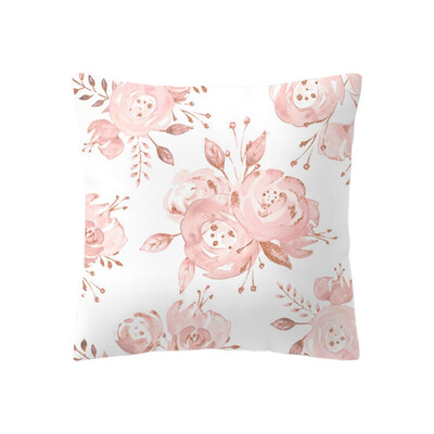 

Square Pillowcase Home Decoration Rose Gold Pink Cushion Cover Nordic Decoration Home Sofa Throw Pillows Cover
