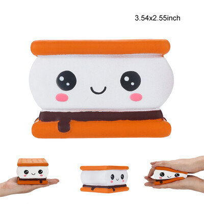 

YIWULAStress Reliever Scented Super Slow Rising Kids Toy Squeeze Toys Biscuit