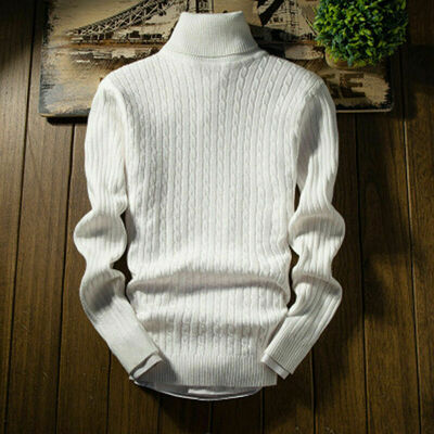 

Men Outwear Tops Knitted Jumper Long Sleeve Plus Size Sweater Winter Pullover