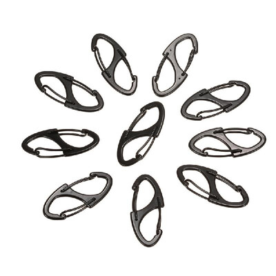 

10PCS Mini Alloy Clips Spring Clasps Metal Hook Keychain Hooks