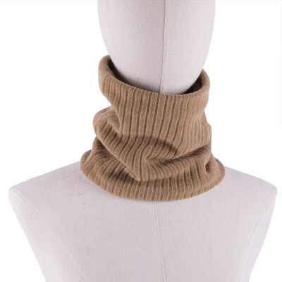 

Men Women Ribbed Knit Ring Scarves Furry Faux Fur Solid Color Winter Tube Snood Scarf Neck Warmer Neckerchief
