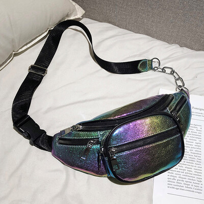 

Tailored Fashion Women Students Outdoor Sports Zipper Messenger Bag Chest Bag Waist Bag