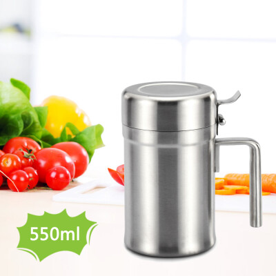 

Stainless Steel Oil Dispenser Oil Pot Olive Oil Can Edible Oil Dispensing Bottle Leak-proof Oil Container for KitchenCookingRest