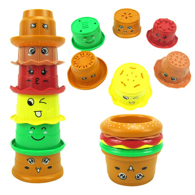 

YIWULABathing Toys for Newborn Stacking Toy Set 6Pcs Stacking Cups Baby Toy