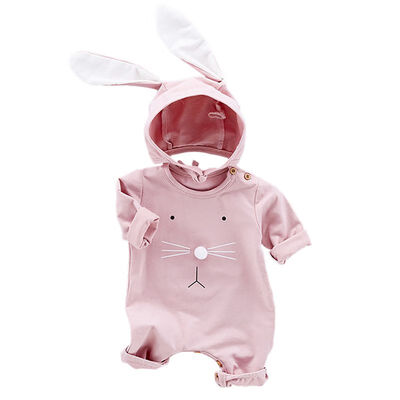 

Baby Rompers spring autumn Style Powered Baby Boy Girl Clothing Newborn Infant Rabbit Short Sleeve Clothes Bebe