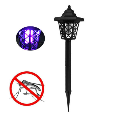 

Siaonvr Solar Powered LED Light Mosquito Pest Bug Zapper Insect Killer Lamp Garden