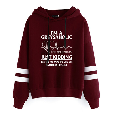 

Greysaholic Hoodie Grey Sloan Memorial Hospital Hoodies Greys Anatomy Hoodie Derek Shepherd Hooded Sweatshirt