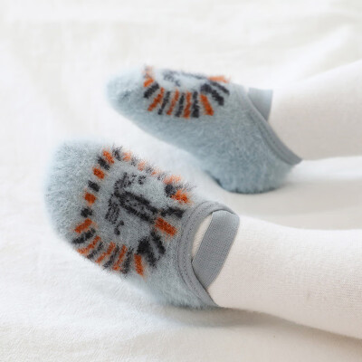 

Cartoon Baby Sock Autumn Baby Fleece floor socks Baby Cotton Non-slip Stock Fashion Floor Socks Soft Winter Warm Socks