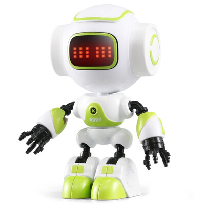 

Touch Sensing LED Eyes RC Robot Smart Voice DIY Body Model Toy