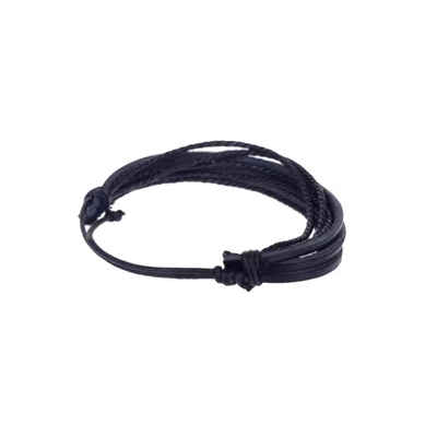 

Men Leather Wrist Band Bracelet Multi Layer Wrap Hemp Bangle Vintage Braid Cuff