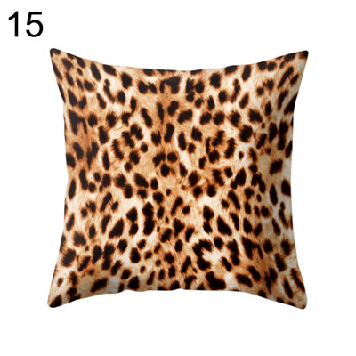 

Leopard Print Pillow Case Cushion Cover Sofa Bedroom Car Cafe Office Decoration