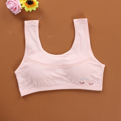 

Kids Training Bra Underwear Cotton Teenage Bra Puberty Girl Running Yoga Bra Girl Sports Bra Soft Cotton Underwear 8-16T