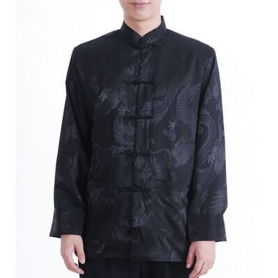 

Men Traditional Chinese Tang Suit Coat Kung Fu Uniform Casual Jacket Clothing