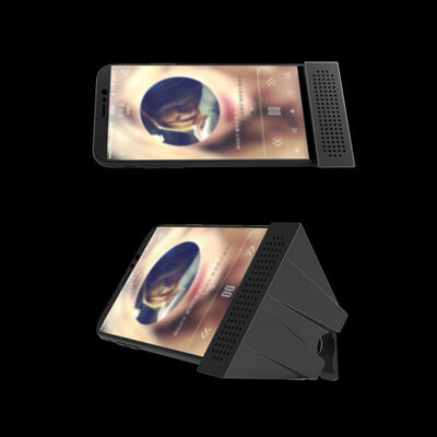 

Portable Smartphone Desktop Dock Cradle Phone Sound Amplifier Stand Audio Speaker